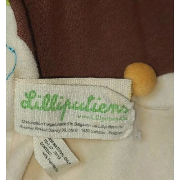 Lilliputiens Clara Teddy Panda Bear Baby Lovey Cuddle Puppet Security Blanket - Picture 4 of 4